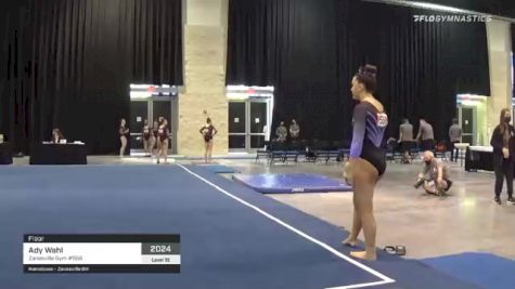 Ady Wahl - Floor, Zanesville Gym #556 - 2021 USA Gymnastics Development Program National Championships
