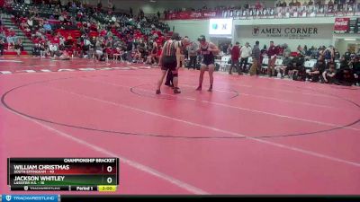 190 lbs Quarterfinals (8 Team) - Jackson Whitley, Lassiter H.S. vs William Christmas, South Effingham