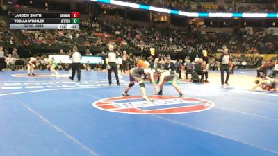 120 Class 2 lbs Cons. Semi - Landon Smith, Savannah vs Tobias Winkler, Affton