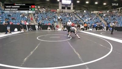 141 lbs Champ. Round 3 - Kaden Stanley, Unattached vs Wyatt Gardner, Friends University