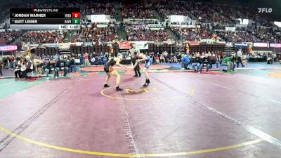 A - 138 lbs Quarterfinal - Jordan Warner, Frenchtown vs Matt Lemer, Havre