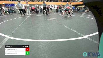 76 lbs Rr Rnd 3 - Cale Williamson, Pauls Valley Panther Pinners vs Ryker Johnson, Division Bell Wrestling