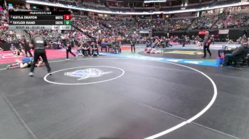 G125-4A Champ. Round 1 - Taylor Hand, Canon City Girls vs Kayla Deaton, Moffat County Girls