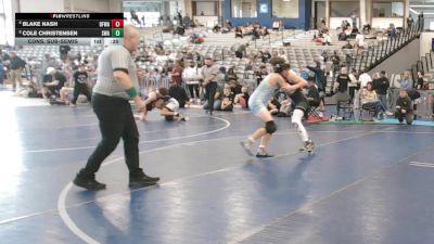 126 lbs Cons. Sub-semis - Blake Nash, Black Fox Wrestling Academy vs Cole Christensen, Sanderson Wrestling Academy