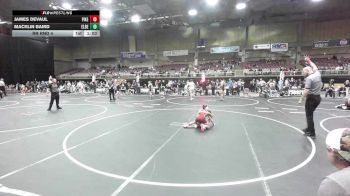 57 lbs Rr Rnd 4 - James Devaul, Pikes Peak Warriors vs Macklin Baird, Elbert County Wranglers