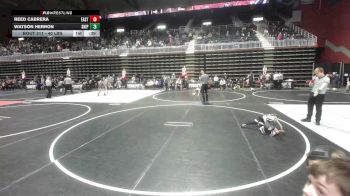 40 lbs Quarterfinal - Reed Cabrera, Eastside United vs Watson Herron, Sniper Wrestling Academy