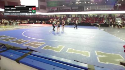 120 lbs Cons. Round 3 - Lola Smith, Boise vs Charizma Fries, Kuna