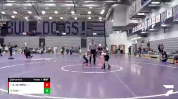 50-54 lbs Quarterfinal - Bryson Shreffler, South Gibson vs Easton Hall, Greentown Wrestling Club