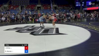 170 lbs Rnd Of 64 - Isaac White, Nebraska vs David Alonso, California