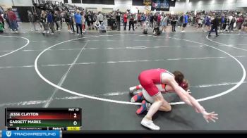 132 lbs Cons. Round 2 - Garrett Marks, WI vs Jesse Clayton, IL