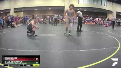 150 lbs Cons. Round 1 - Charles Curry Jr, Palmetto State Wrestling Academy vs Coleman Lee, Dendy Trained