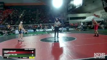 5A 126 lbs Cons. Round 2 - Draken Miller, Meridian vs Moses Kelley, Nampa