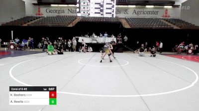 130 lbs Consi Of 8 #2 - Kaiden Boshers, Georgia vs Anna Rowlls, Georgia