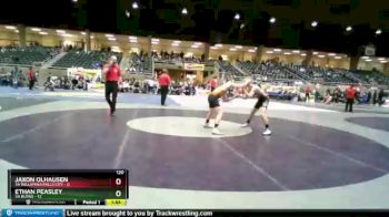 120 lbs Round 3 (4 Team) - Ethan Peasley, 3A Burns vs Jaxon Olhausen, 3A Willamina/Falls City