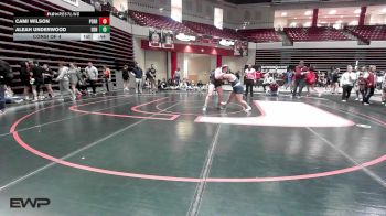 190 lbs Consi Of 4 - Cami Wilson, Perry Girls Wrestling Club vs Aleah Underwood, Edmond North Girls