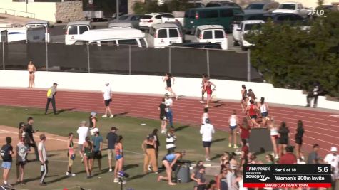 Women's 800m Invitational, Prelims 9