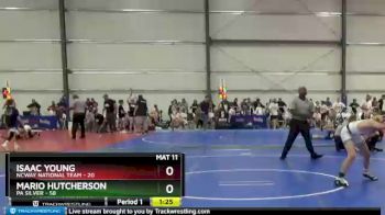 130 lbs Round 2 - Mario Hutcherson, PA Silver vs Isaac Young, NCWAY National Team