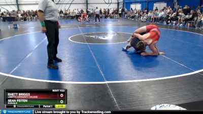 Silver 165 lbs Cons. Round 2 - Sean Feiten, Dubuque vs Rhett Briggs, Labette Community College