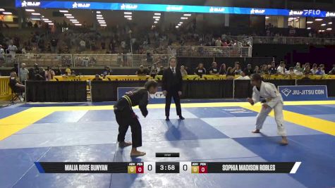 Sophia Madison Robles vs Malia Rose Bunyan 2025 Pan Kids Jiu-Jitsu IBJJF Championship