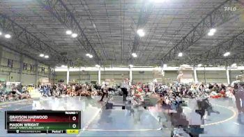 92 lbs Round 1 (4 Team) - Mason Wright, Legacy Wrestling Academy vs Grayson Harwood, Team Northwest