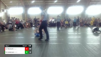 84 lbs Round 1 - Dawson McGrath, PA Alliance Black vs Bradlee Anderson, AACO Allstars