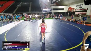 120 lbs Finals (2 Team) - KANAE MADOLORA, Nevada SILVER vs Aliyah Torres, Oklafornia