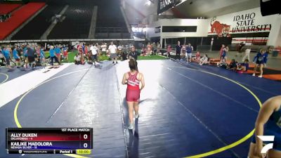 120 lbs Finals (2 Team) - KANAE MADOLORA, Nevada SILVER vs Aliyah Torres, Oklafornia