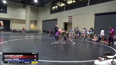 175 lbs Placement (4 Team) - Hannah Crowe, Untouchable Lady Reapers vs Katherine Stewart, BHWC/ Florida Supreme