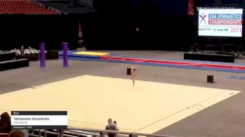 Yelizaveta Kovalenko - Ball, Elite World - 2021 USA Gymnastics Championships