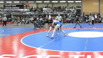 126 lbs Quarterfinal - Delaney Frost, Noble vs Ashlynn Cummings, Fairfield Ludlowe