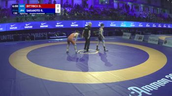 61 kg 1/8 Final - Dario Dittrich, Germany vs Rin Sakamoto, Japan