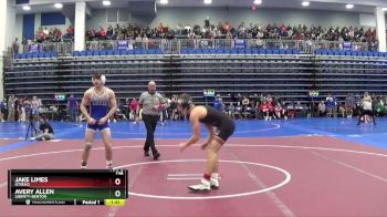 138 lbs Champ. Round 2 - Avery Allen, LIBERTY-BENTON vs Jake Limes, OTSEGO