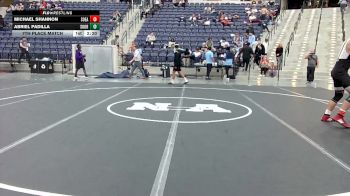157 lbs 7th Place Match - Abriel Padilla, Unattached Mt Olive vs Michael Shannon, Southeastern