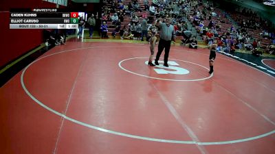 50-51 lbs Round 3 - Caden Kuhns, Southmoreland vs Elliot Caruso, Roughhouse Wrestling Club