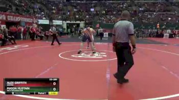 D2-285 lbs Champ. Round 1 - Alex Griffith, Galion vs Mason Mustain, Wch Washington