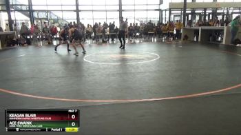 130 lbs Cons. Round 2 - Ace Swaink, Lone Tree Wrestling Club vs Keagan Blair, Hammerin Hawks Wrestling Club