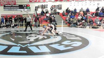 132 lbs Consi Of 8 #2 - Bradkey Levangie, Mt. Abraham vs Cashton Rocheleau, BFA Fairfax