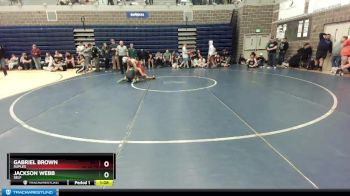 145 lbs Round 4 - Gabriel Brown, Suples vs Jackson Webb, Self