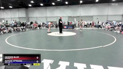 132 lbs Round 2 (8 Team) - Jackson Blum, Michigan vs Nathan Attisano, Ohio Red