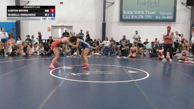 61 lbs Rr Rnd 6 - Auston Brown, Ohio Goons - W vs Isabella Hernandez, NC United - W