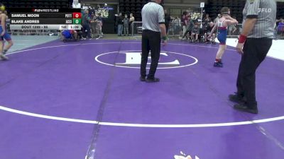 95 lbs Consi Of 8 #2 - Samuel Moon, Pottstown vs Blake Andres, Accident