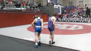 144 lbs Semifinal - Wilson Jamison, Christian Brothers High School vs William Hamilton, McCallie School