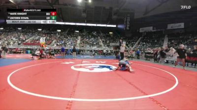 3A-132 lbs Champ. Round 1 - Nate Knight, Douglas vs Zayden Stahl, Lovell