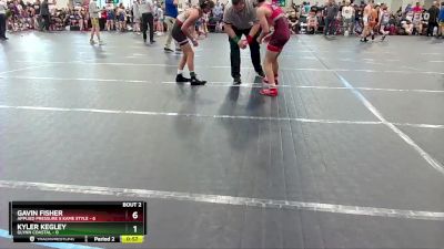 106 lbs Round 1 (6 Team) - Gavin Fisher, Applied Pressure X Kame Style vs Kyler Kegley, Glynn Coastal