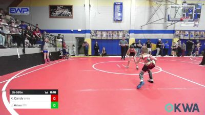 55-58 lbs Quarterfinal - Kaiden Candy, Sperry Wrestling Club vs Jack Arias, Owasso Takedown Club