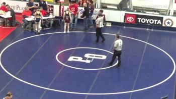 92 lbs Pigtails - Rd 64 - Hunter Dobson, Punxsutawney vs Kole Davidheiser, Boyertown