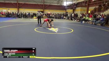 126 lbs Cons. Round 3 - Colt Brown, Lake Gibson vs Daniel Aranda, Lake Highland Prep