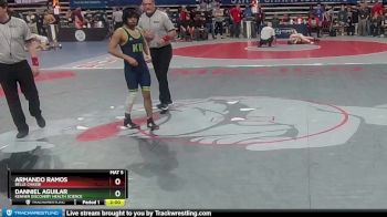 D 2 120 lbs Champ. Round 2 - Armando Ramos, Belle Chasse vs Danniel Aguilar, Kenner Discovery Health Science