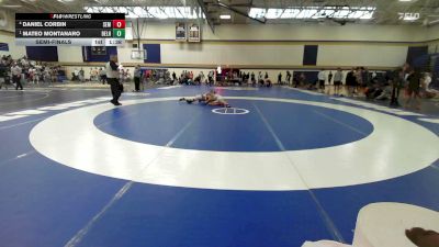 113 lbs Semifinal - Daniel Corbin, Wyoming Seminary vs Mateo Montanaro, Belmont Hill