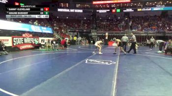 3A-126 lbs Cons. Round 2 - Grahm Burkert, Cedar Rapids Kennedy vs Danny Cleveland, Sioux City East